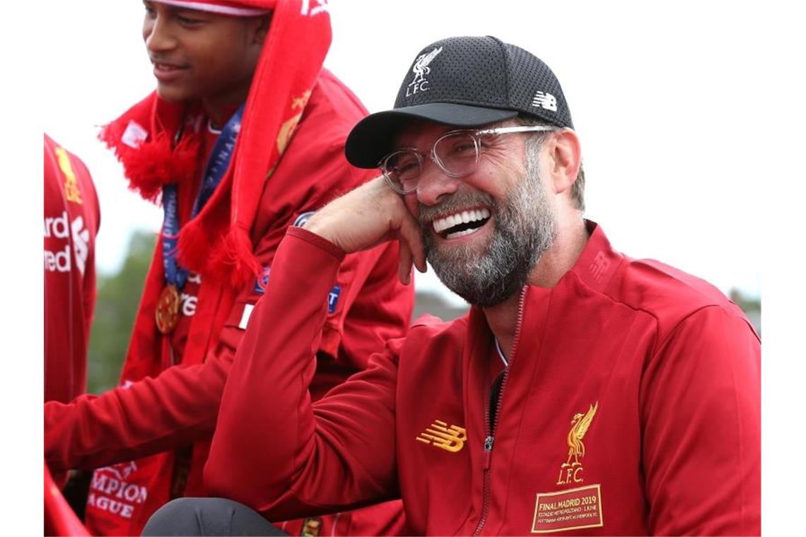 Großer Empfang in Liverpool für Klopp-Team