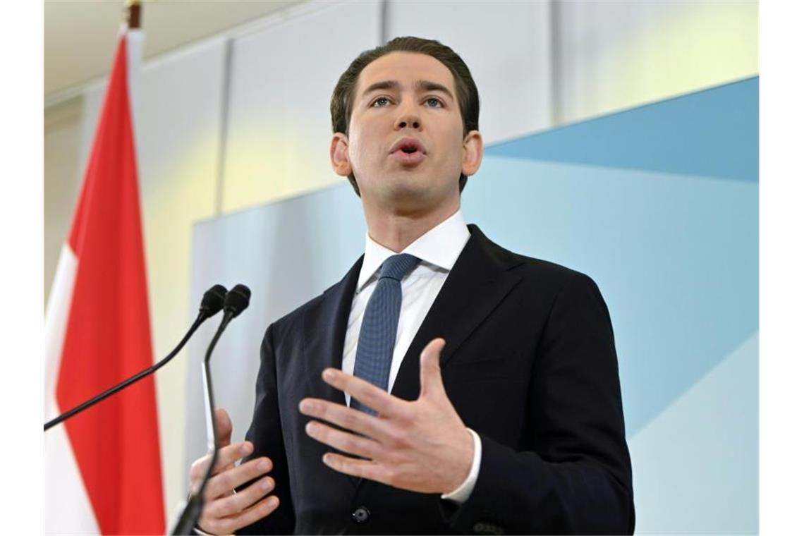 „Sie haben in mir meine Flamme etwas kleiner werden lassen“: Sebastian Kurz. Foto: Herbert Neubauer/APA/dpa