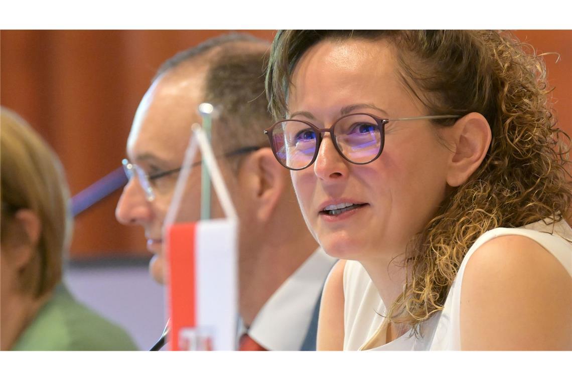 Sie leitete heute die Verbraucherschutzministerkonferenz in Potsdam: Brandenburgs Ministerin Hanka Mittelstädt.