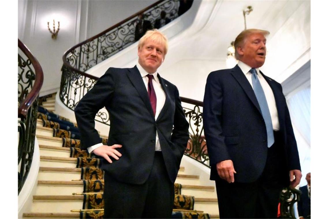 Sie schaffen neue Unruheherde: US-Präsident Donald Trump und der britische Premierminister Boris Johnson. Foto: Dylan Martinez/PA Wire