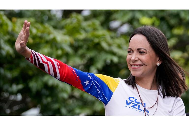 Sie schafft es doch nach Oslo: Die Friedensnobelpreisträgerin María Corina Machado.