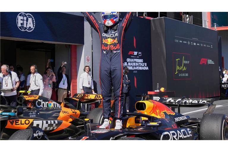 Sieg im 400. Rennen des Red-Bull-Teams: Max Verstappen setzt seine Imola-Erfolgsserie fort.