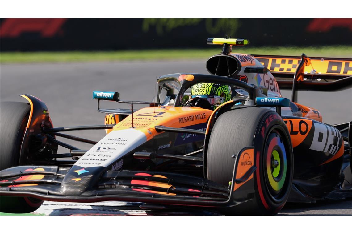 WM-Dreikampf spitzt sich zu: Norris-Sieg vor Verstappen Sieg von der Pole aus für Lando Norris.