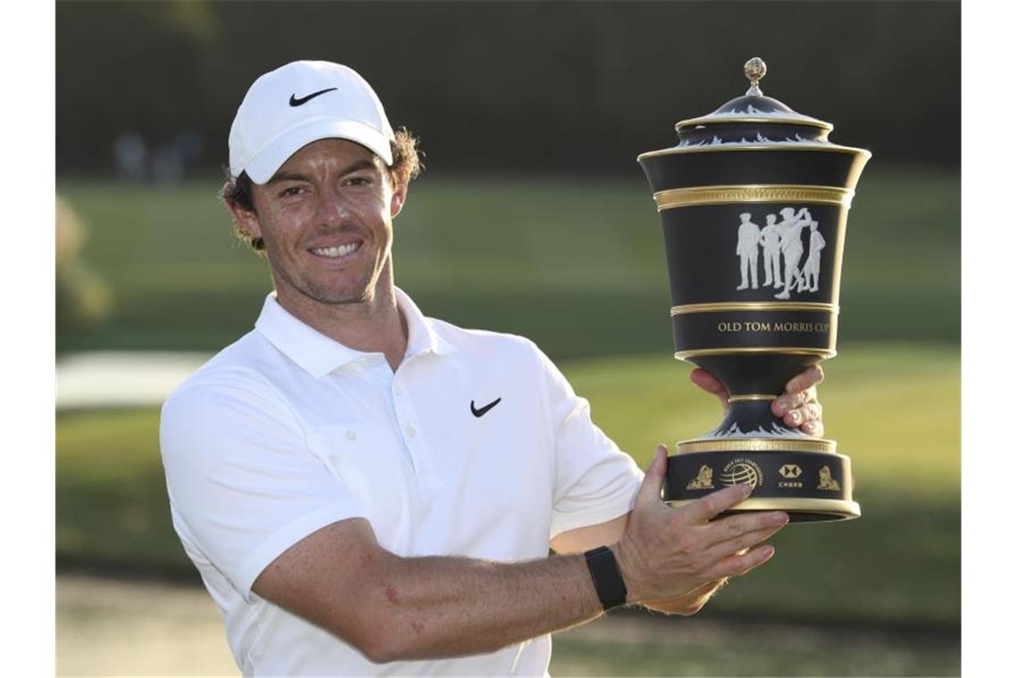 Sieger in Shanghai: Nordirlands Golfstar Rory McIlroy. Foto: Ng Han Guan/AP/dpa