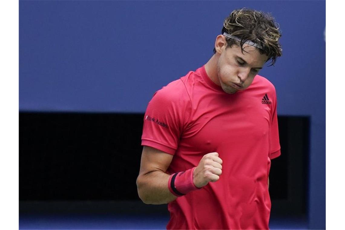 Thiem am Geburtstag bei US Open weiter - Aus für Muguruza Siegreich an seinem 27. Geburtstag: Dominic Thiem. Foto: Seth Wenig/AP/dpa