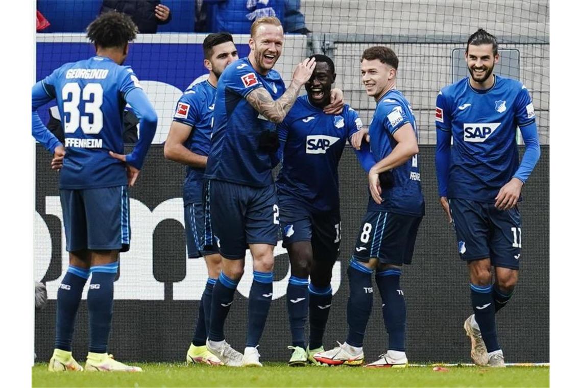 BVB wieder an den Bayern dran - Leipzig verliert Siegt gegen RB Leipzig: TSG 1899 Hoffenheim. Foto: Uwe Anspach/dpa