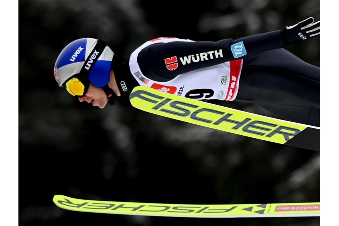 Kombinierer um Geiger glänzen bei WM-Test in Klingenthal Siegte erneut in Klingenthal: Vinzenz Geiger. Foto: Hendrik Schmidt/dpa-Zentralbild/dpa