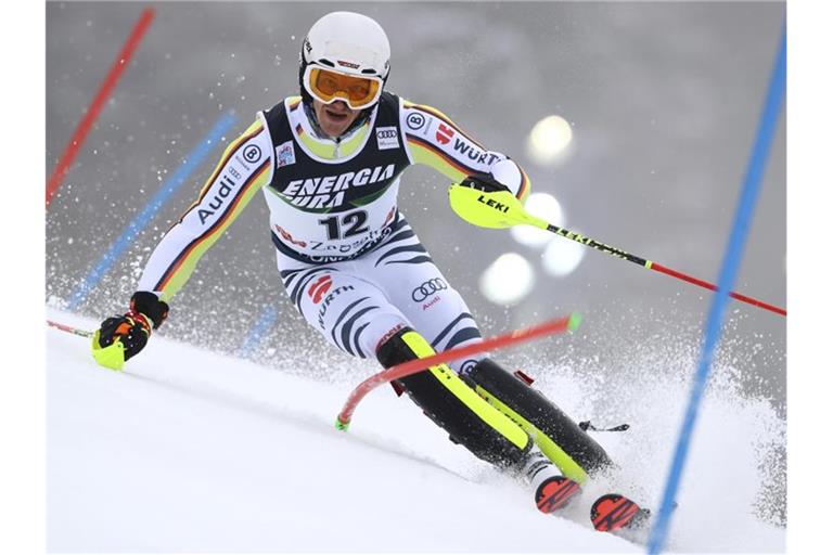 Siegte im Slalom in Zagreb: Linus Straßer. Foto: Marco Trovati/AP/dpa