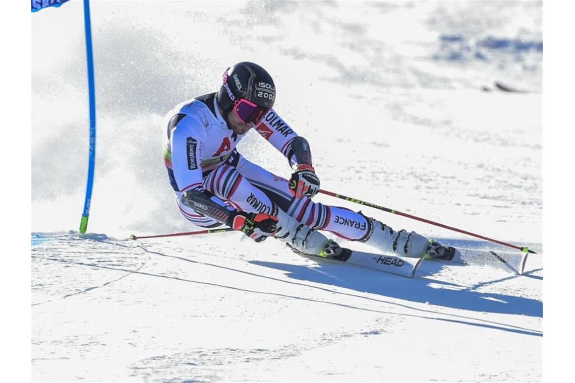 Weidle bestätigt ihre Topform - Schlimme Stürze im Super-G Siegte in Bulgarien: Mathieu Faivre. Foto: Marco Tacca/AP/dpa