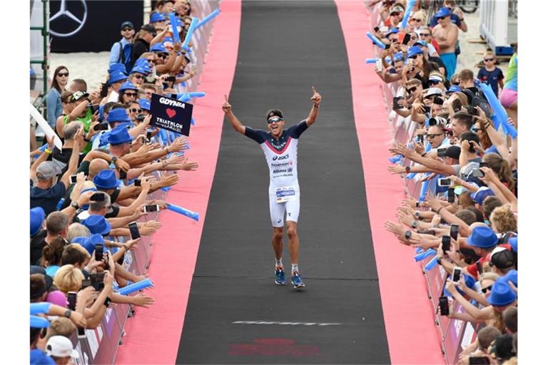 Siegte in Polen: Triathlon-Ass Jan Frodeno. Foto: Jan Dzban/PAP