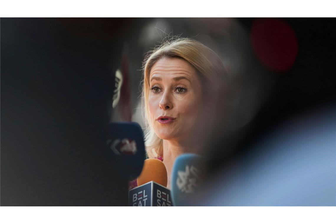 EU beschließt Ende der Wirtschaftssanktionen gegen Syrien Sieht das Vorgehen der EU als alternativlos an: EU-Chefdiplomatin Kaja Kallas