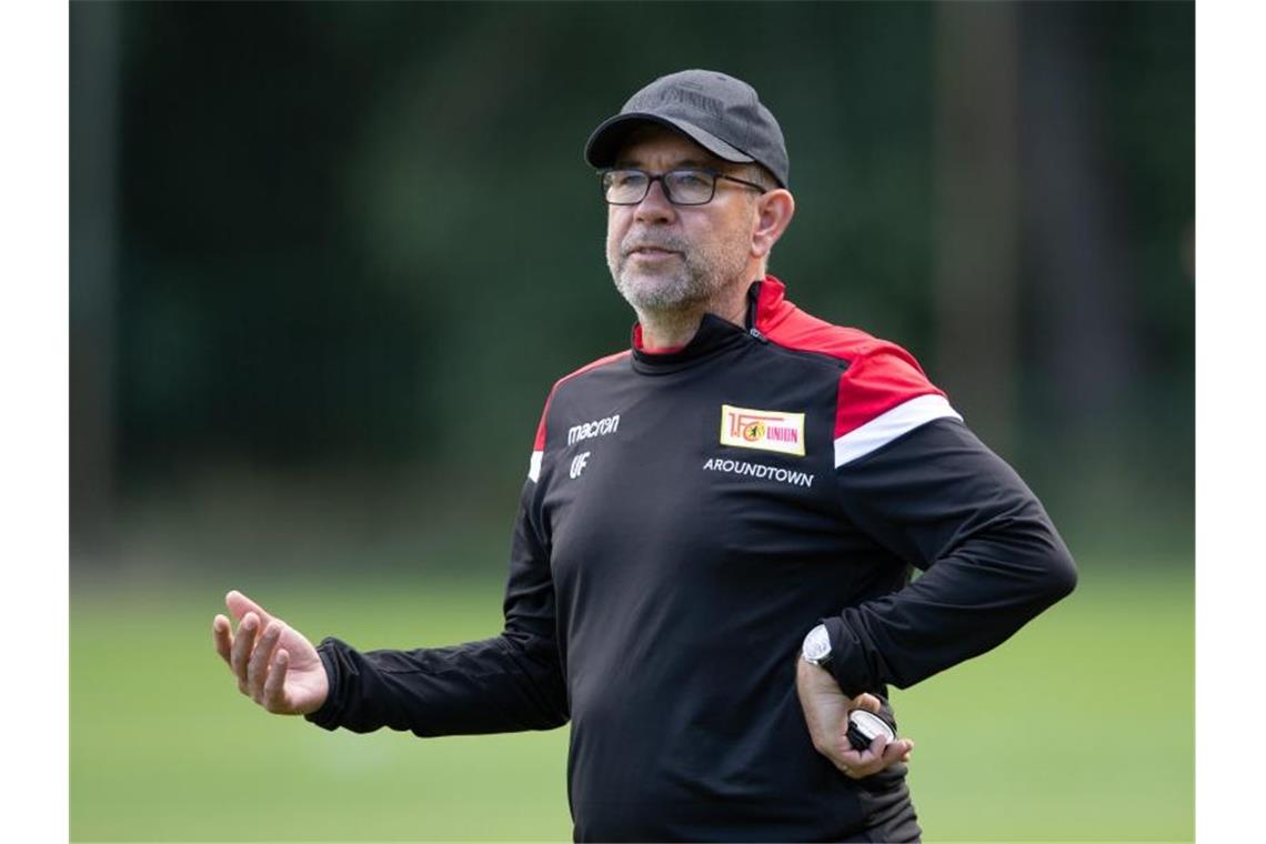 Union-Trainer Urs Fischer: „Wir sind kein Kanonenfutter“ Sieht den 1. FC Union Berlin nicht als Kanonenfutter für die anderen Clubs: Trainer Urs Fischer. Foto: Soeren Stache/dpa