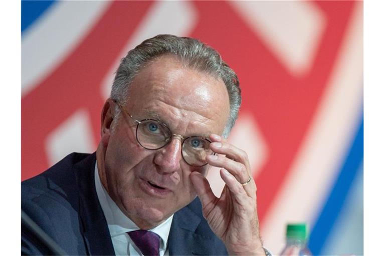 Sieht denm Meisterschaftsrennen entspannt entgegen: Bayern-Präsident Karl-Heinz Rummenigge. Foto: Lino Mirgeler