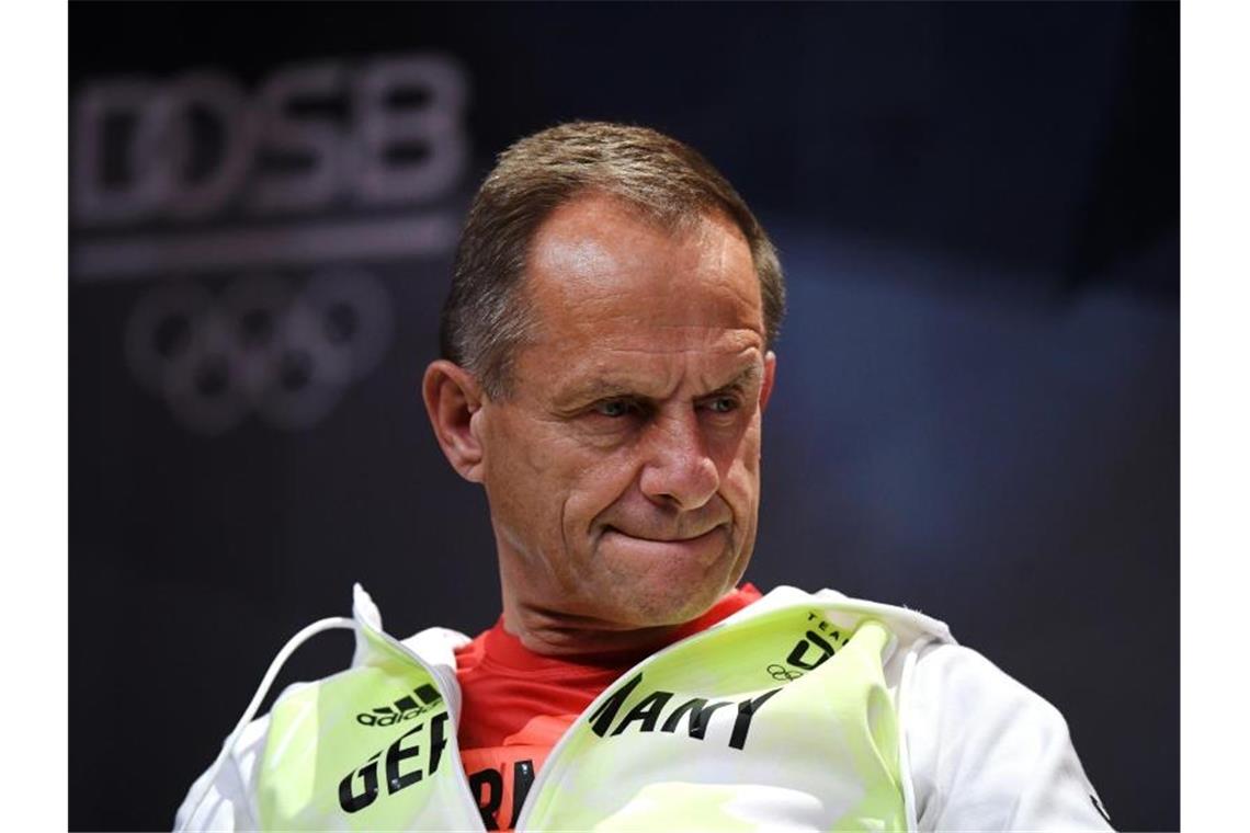 Sieht sich Kritik an seinem Führungsstil ausgesetzt: DOSB-Boss Alfons Hörmann. Foto: Ina Fassbender/AFP POOL/dpa