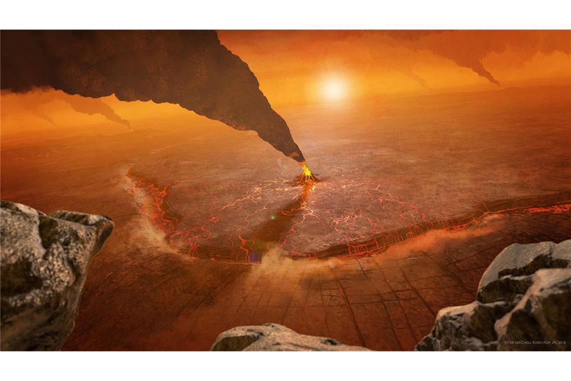 Wird die Erde zu einer zweiten Venus? Sieht so die Erde in 500 Jahren aus? Die Quetzalpetlatl Corona – eine ovale Oberflächenstruktur, bei der es sich nicht um einen Einschlagkrater handelt – auf dem Planeten Venus.