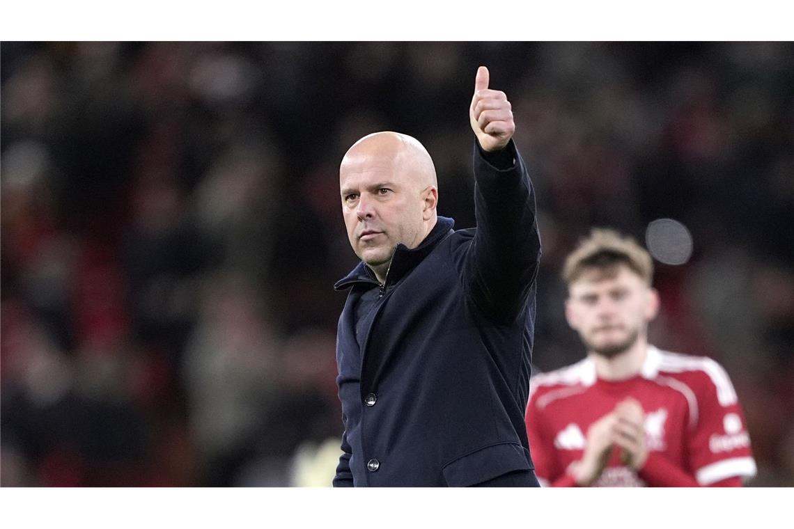 Sieht Wirtz im Aufwind: Liverpool-Trainer Arne Slot.