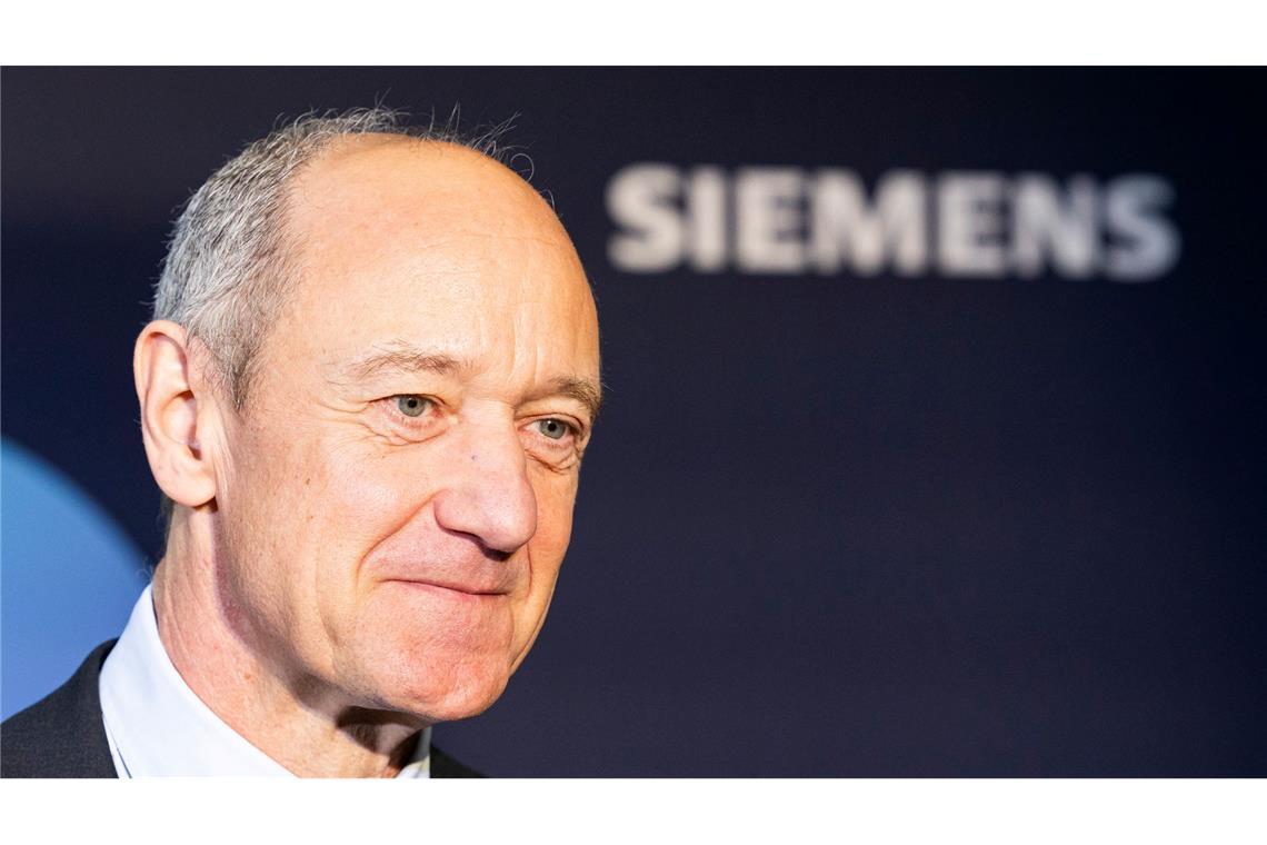 Konzernchefs fordern kurz vor Bundestagswahl Politikwechsel Siemens-Chef Roland Busch plädiert für eine grundlegend neue Wirtschaftspolitik (Archivbild)