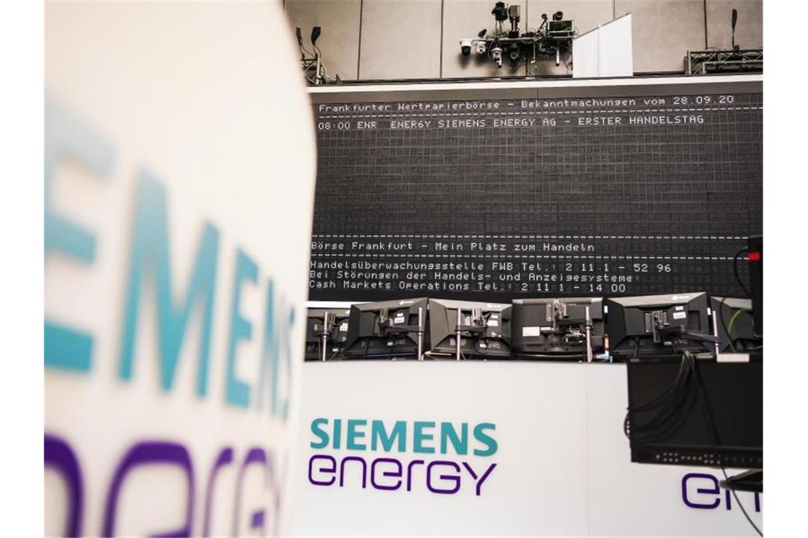 Siemens Energy steigt in den Dax auf. Foto: Frank Rumpenhorst/dpa