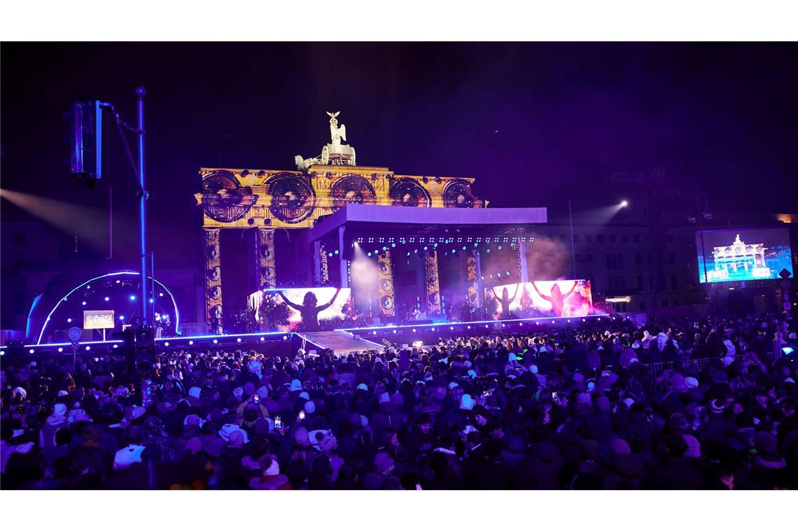 Silvester-Party am Brandenburger Tor vor möglichem Aus Silvester 2024 am Brandenburger Tor. (Archivbild)