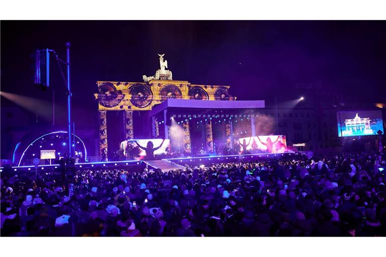Silvester 2024 am Brandenburger Tor. (Archivbild)