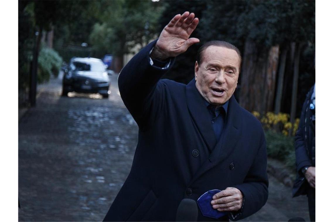 Silvio Berlusconi, ehemaliger Ministerpräsident von Italien und Parteichef der Forza Italia, im vergangenen Dezember in Rom. Foto: Roberto Monaldo/LaPresse/AP/dpa