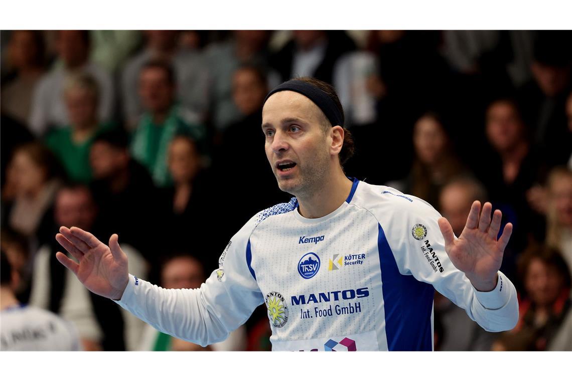 Silvio Heinevetter kam ab der 48. Minute ins ThSV-Tor.