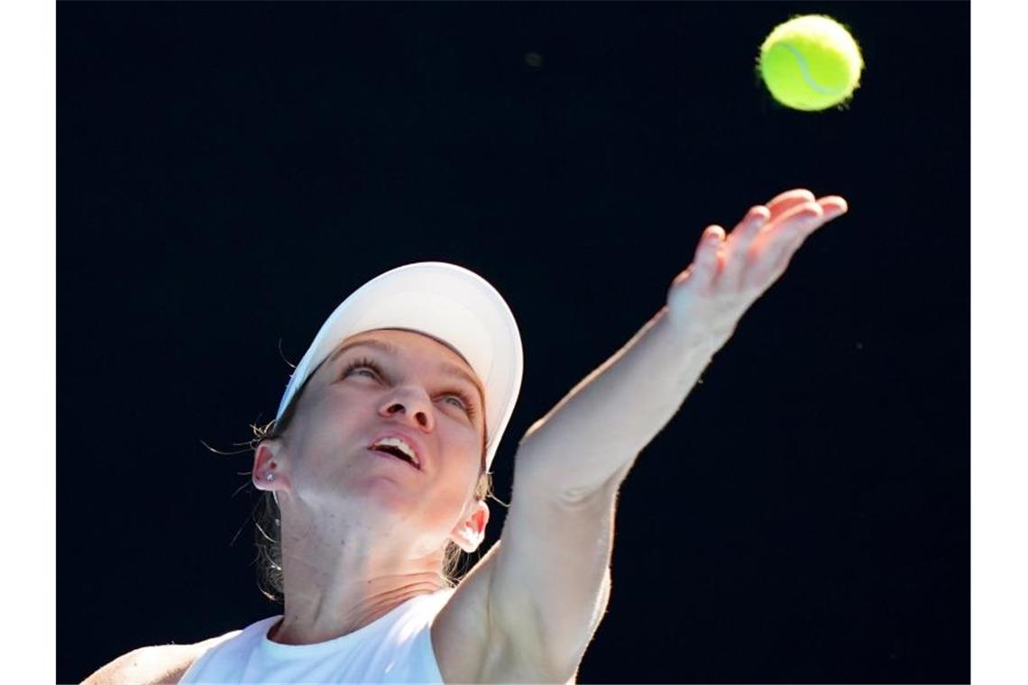 Djokovic dominiert Federer - Kenin & Muguruza im Damenfinale Simona Halep verpasste das Endspiel in Melbourne. Foto: Scott Barbour/AAP/dpa