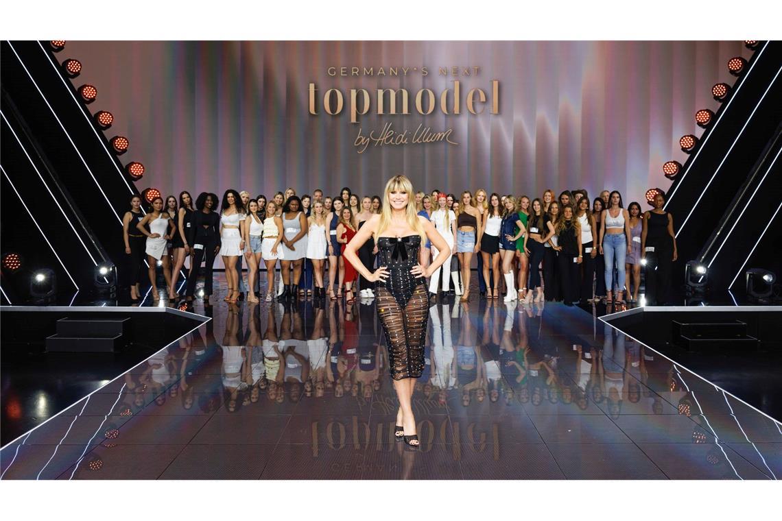 Sind erst am Donnerstag dran: die weiblichen Nachwuchsmodels.