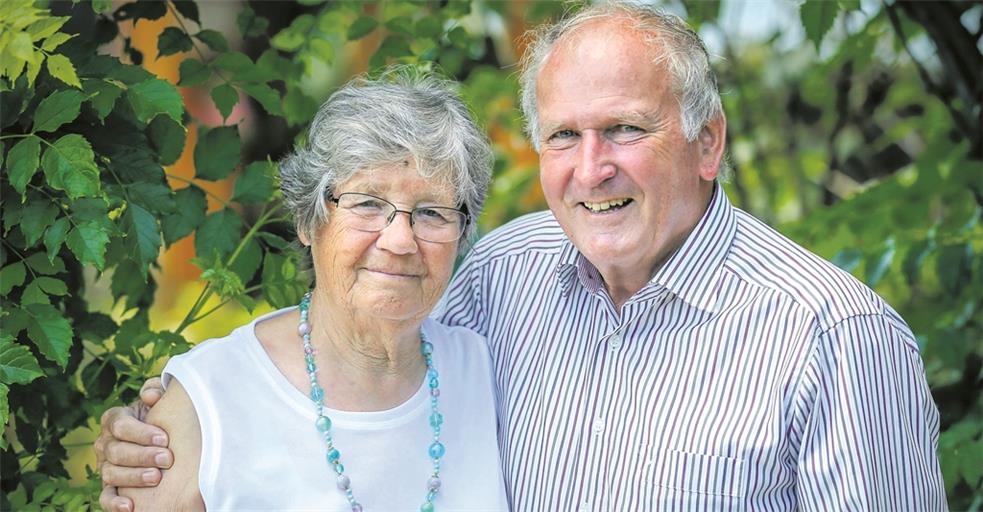Sind seit 60 Jahren verheiratet: Helmut und Herta Lang aus Auenwald-Hohnweiler. Foto: A. Becher