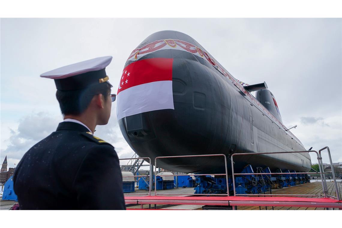 U-Bootbauer TKMS mit Aufträgen auf Rekordniveau Singapur hatte in der Vergangenheit bereits vier U-Boote in Kiel bestellt. (Archivbild)