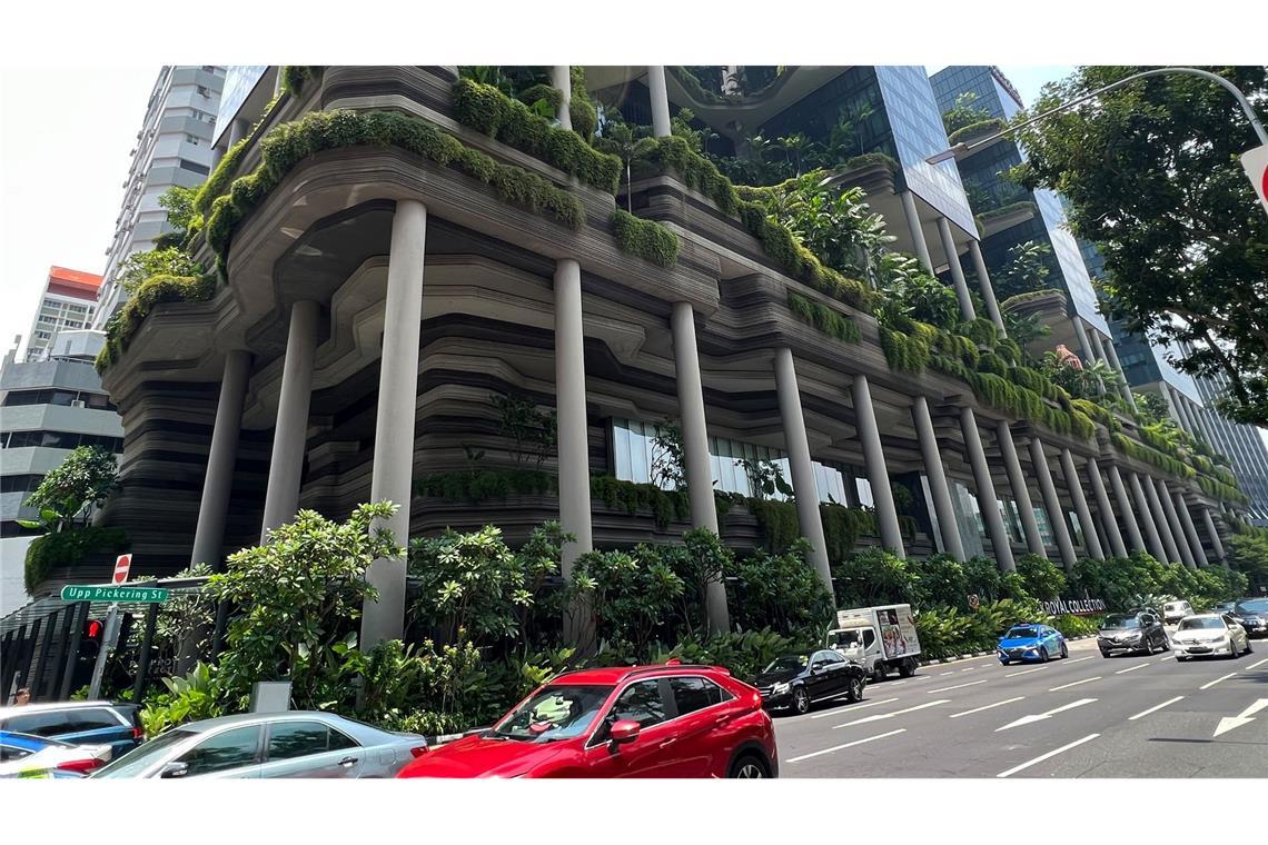 Singapur ist bei der Hitzebekämpfung einer der weltweiten Vorreiter - unter anderem helfen vertikale Gärten. (Archivbild)