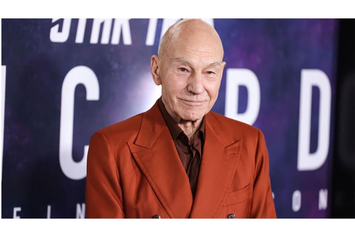 Sir Patrick Stewart bei der Premierenvorführung der letzten Staffel von „Star Trek: Picard“ am 9. Februar 2023 in Hollywood, Los Angeles. Diese Woche ist der britische Schauspieler im Alter von 86 Jahren gestorben.