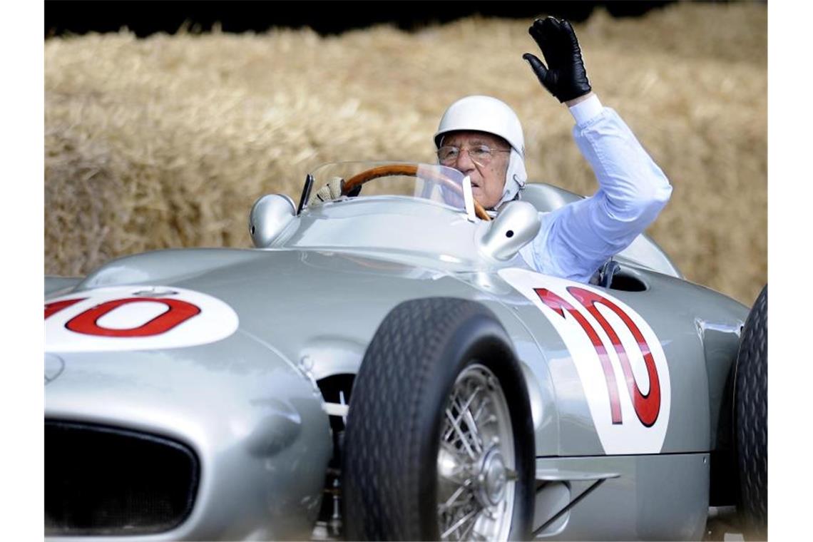 Sir Stirling Moss war am Ostersonntag gestorben. Foto: Alan Crowhurst/PA Wire/dpa