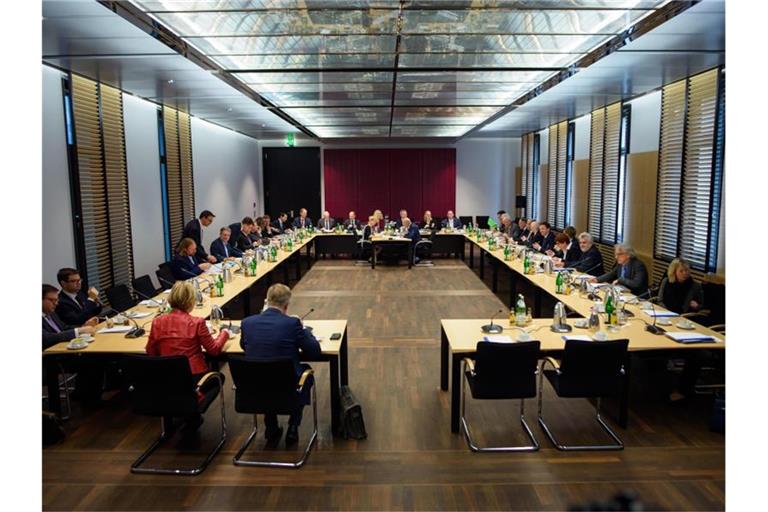 Sitzung des Vermittlungsausschusses in Berlin. Foto: Gregor Fischer/dpa