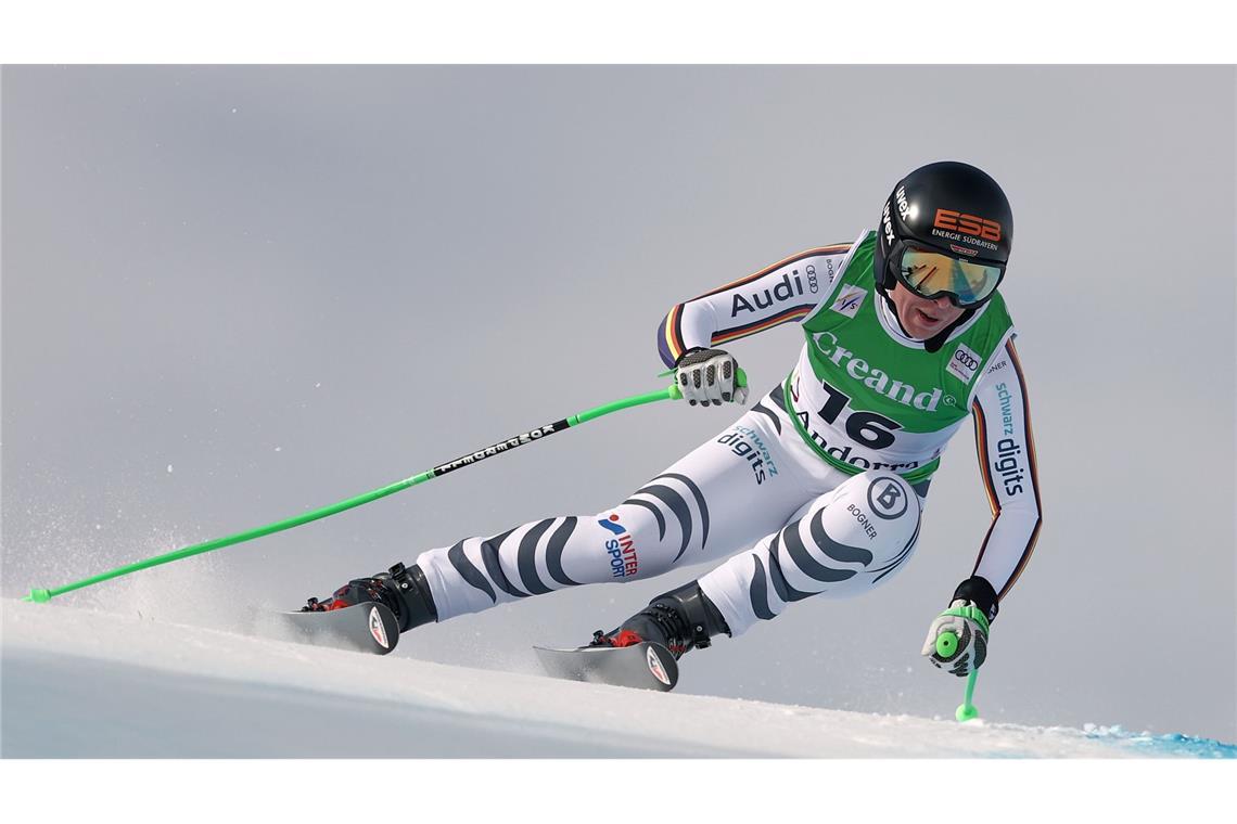 Ski alpin: Weltcup, Super G, Frauen. Kira Weidle-Winkelmann  (Deutschland) in Aktion.