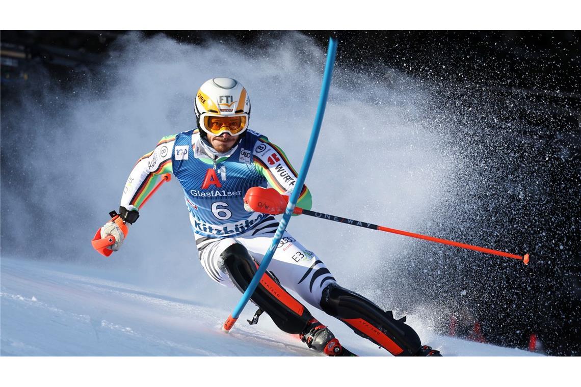 Skirennfahrer Linus Straßer geht mit reichlich Selbstvertrauen in den Slalom von Kitzbühel. "Gefühlt kann kommen, was will", sagt der 31-Jährige.