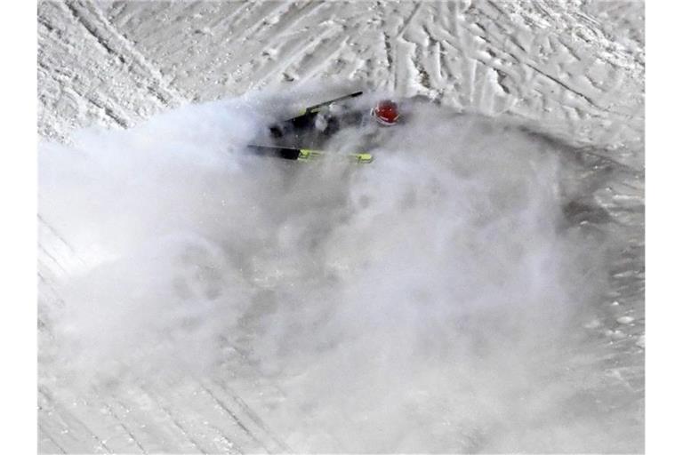 Skispringer Markus Eisenbichler war in der Qualifikation gestürzt. Foto: Vesa Moilanen/Lehtikuva/dpa