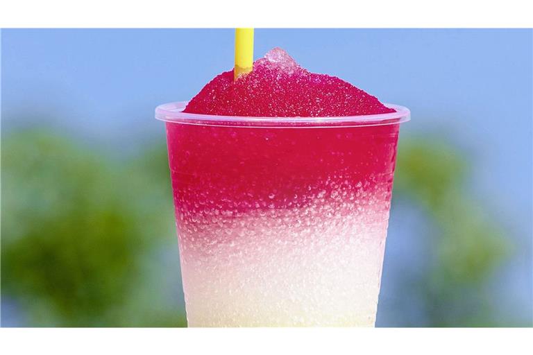 Slush-Eis erfreut sich großer Beliebtheit.