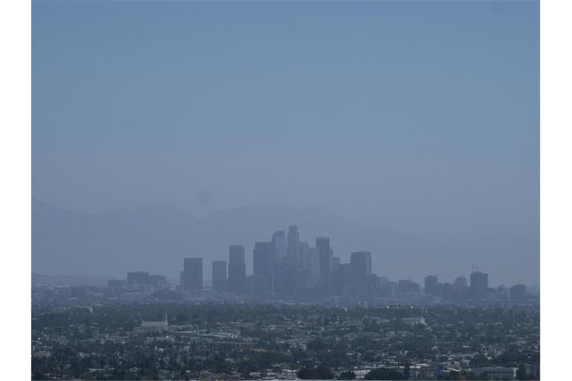 Smog in Los Angeles: Donald Trump will auch gegen die strengen kalifornischen Umweltregeln angehen. Foto: Ringo Chiu/ZUMA Wire/dpa