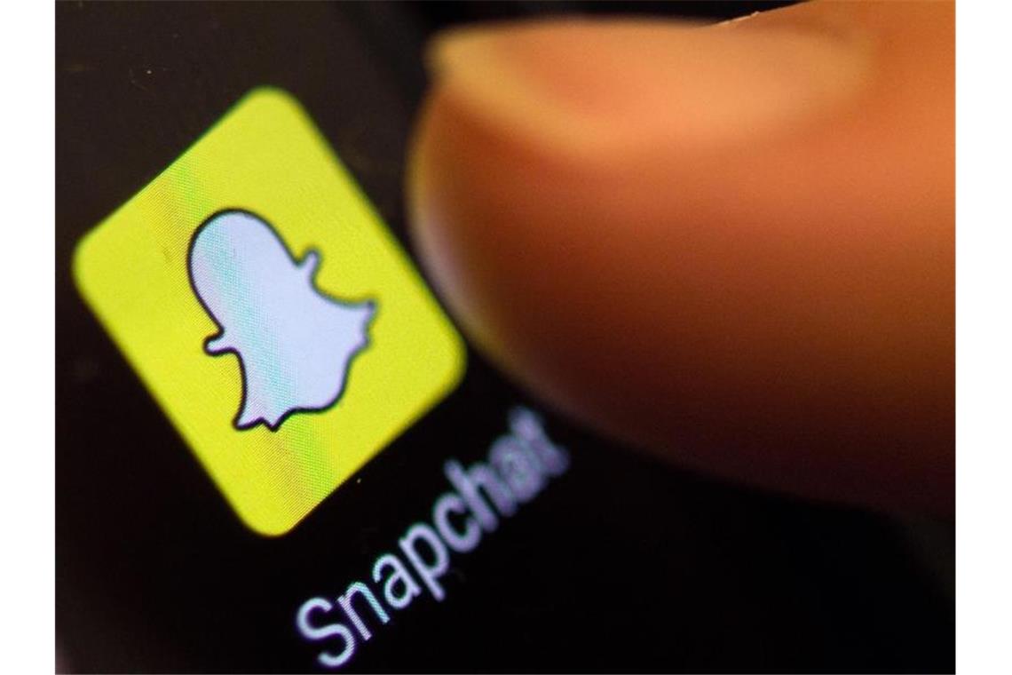 Snapchat-Nutzer werden mit US-Impfkampagne wieder aktiver Snapchat ist in der Corona-Krise gewachsen. Foto: Patrick Seeger/dpa