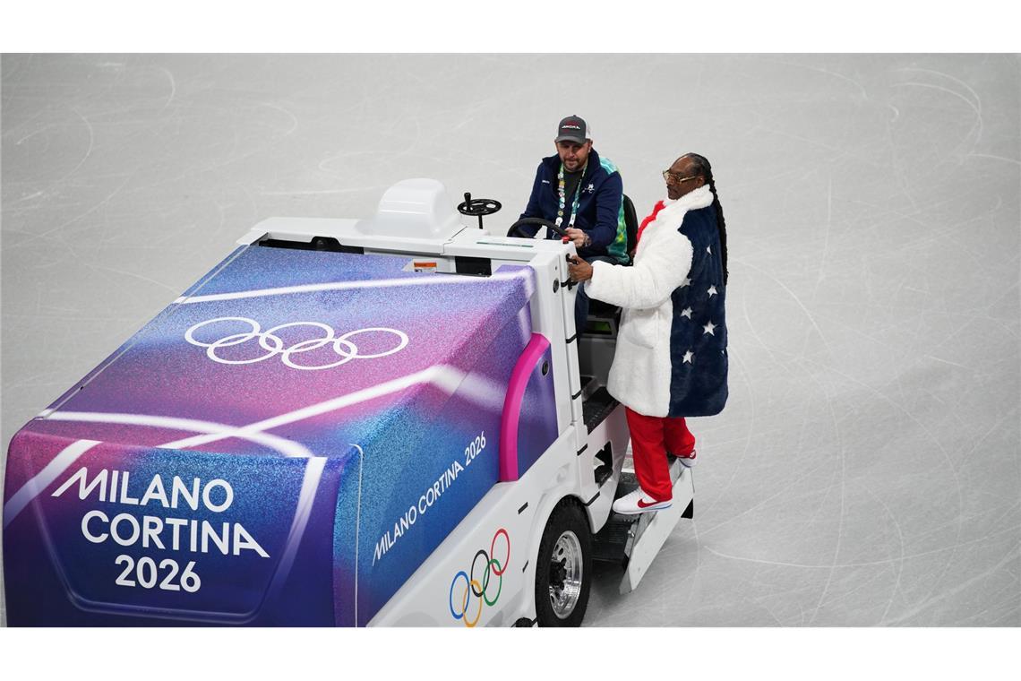 Snoop Dogg bei den Vorbereitungen in Mailand