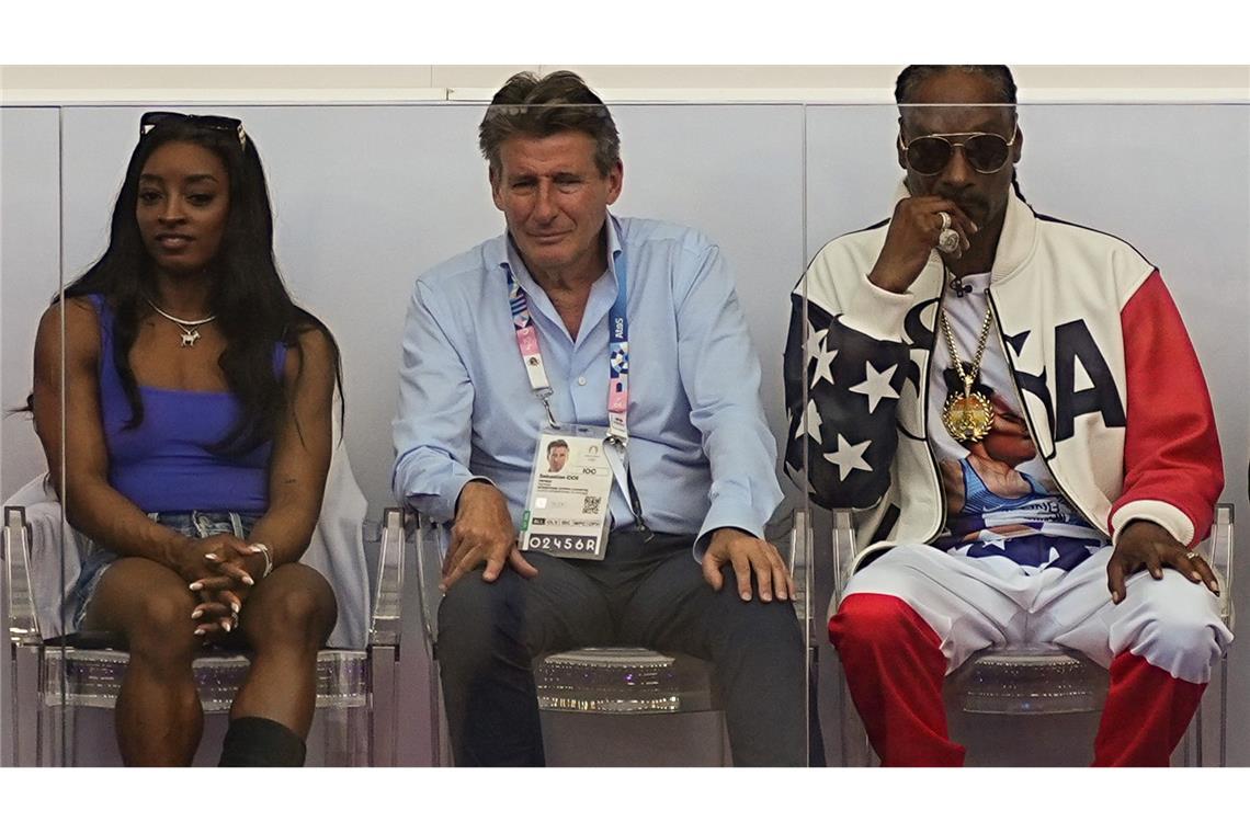 US-Rapper Snoop Dogg auch bei Winterspielen am Start Snoop Dogg (r) besuchte viele Veranstaltungen.