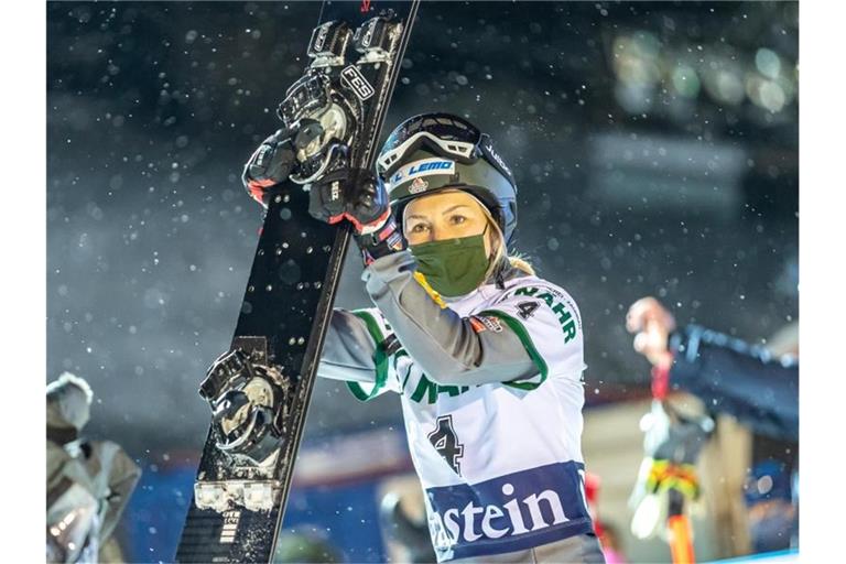 Snowboarderin Selina Jörg hat Gold bei der WM gewonnen. Foto: Expa/Lukas Huter/APA/dpa