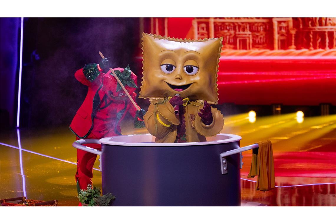 So eine verrückte Nudel: Die "Rave-ioli" kam eine Runde weiter.