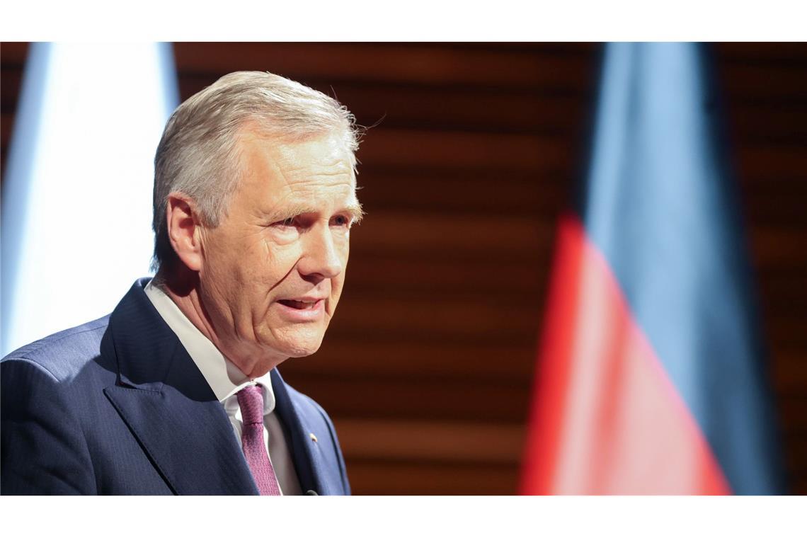 So kann es nicht weitergehen, meint Christian Wulff mit Blick auf die Regierung Merz. (Archivbild)