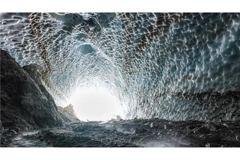 So majestätisch war die Eiskapelle am Watzmann einst anzusehen.