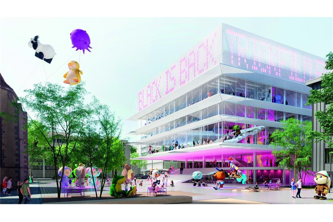 Wie wird das neue Stuttgarter Filmhaus heißen? So offen soll das neue Haus für Film und Medien einmal aussehen, nun wird ein ähnlich einladender Name gesucht.