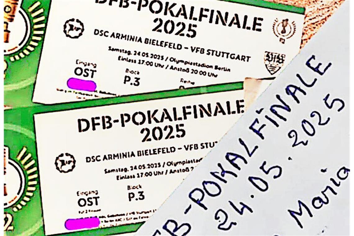 Wie Betrüger die VfB-Fans locken So sehen die betrügerischen Tickets aus, die im Netz angeboten wurden. So sehen die betrügerischen Tickets aus, die im Netz angeboten wurden.