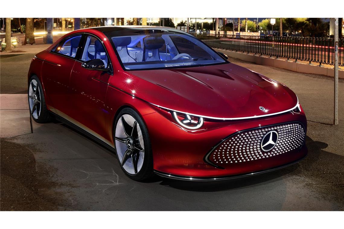 Sportgerät und Kompaktcoupé – das sind die neuen Mercedes-Modelle 2025 So stellt sich Mercedes den CLA der Zukunft vor. Klar ist, dass das neue Modell Scheinwerfer in Stern-Optik haben wird.