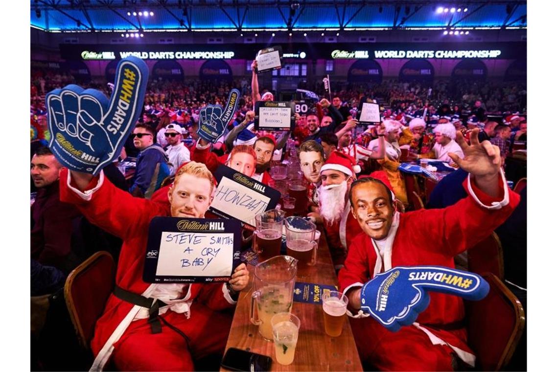 So voll wird es in diesem Jahr bei der Darts-WM im Alexandra Palace mit Sicherheit nicht werden. Foto: John Walton/PA Wire/dpa